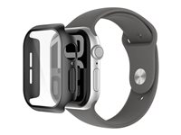 Belkin SCREENFORCE TemperedCurve - Støddæmper til smart watch - 2-i-1, 42 mm - hærdet glas (9H) - sort OWA002HQBK
