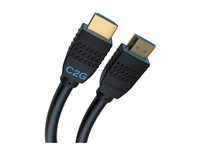 C2G 12ft (3.6m) C2G Performance Series Ultra Flexible High Speed HDMI Cable - 4K 60Hz In-Wall, CMG (FT4) Rated - High Speed - HDMI-kabel med Ethernet - HDMI han til HDMI han - 3.6 m - sort - 4K60 Hz support, tovejs C2G10399