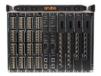 HPE Aruba 8400 8-slot Chassis - Switch - monterbar på stativ - med 3 x Fan Trays, 18 x Fans, Cable Manager, X462 2-post Rack Rail Kit JL375A