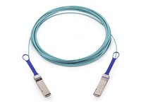 NVIDIA - 100GBase-kabel til direkte påsætning - QSFP til QSFP - 20 m - 20 m. - fiberoptik - halogenfri, aktiv 980-9I13F-00C020