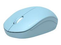 PORT Connect Collection - Mus - højre- og venstrehåndet - optisk - 3 knapper - trådløs - 2.4 GHz - USB/USB-C trådløs modtager - azur 900544