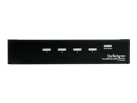 StarTech.com HDMI Splitter 1 In 4 Out - 1080p - 4 Port -Mounting Brackets - 1.3 Audio - HDMI Multi Port - HDMI Audio Splitter (ST124HDMI2) - Videosplitter - 4 x HDMI + 4 x audio - desktop - for P/N: SVA12M2NEUA, SVA12M5NA ST124HDMI2