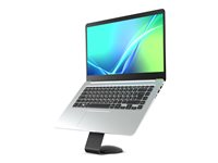 Compulocks Universal Invisible Core Counter Stand or Wall Mount - Monteringssæt (stativ) - 45° synsvinkel - for notebook / tablet - universal - låsbar - metal - sort - skærmstørrelse: op til 40" - monteringsgrænseflade: 100 x 100 mm - vægmonterbar, disk 111BSMP01B
