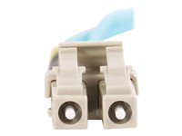 C2G LC-LC 10Gb 50/125 OM3 Duplex Multimode PVC Fiber Optic Cable (LSZH) - Netværkskabel - LC multimodus (han) til LC multimodus (han) - 20 m. - fiberoptik - duplex - 50 / 125 my - OM3 - halogenfri - akvamarin 85556