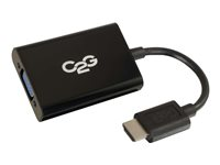 C2G HDMI to VGA + Audio Adapter - HDMI to VGA + Audio Converter - 1080p - Video transformer - HDMI - VGA - sort 41351