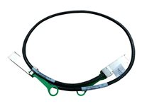 HPE X240 Direct Attach Copper Cable - 100GBase-kabel til direkte påsætning - QSFP28 (han) til QSFP28 (han) - 1 m - for Apollo 4200, 4200 Gen10; FlexFabric 12900E 36, 12XXX, 5930 2QSFP+, 5930 32, 5930 4-slot JL271A