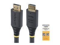 StarTech.com 1.5m (4.9ft) Premium Certified High Speed HDMI Cable, 4K60Hz - Premium High Speed - HDMI-kabel med Ethernet - HDMI han til HDMI han - 1.5 m - sort - 4K60 Hz support, passivt HDMI2CABLE-4K60-150C