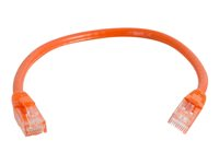 C2G Cat6 Booted Unshielded (UTP) Network Patch Cable - Patchkabel - RJ-45 (han) til RJ-45 (han) - 2 m - UTP - CAT 6 - formet, knastfri, strenget - orange 83576