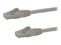 StarTech.com 1m CAT6 Ethernet Cable, 10 Gigabit Snagless RJ45 650MHz 100W PoE Patch Cord, CAT 6 10GbE UTP Network Cable w/Strain Relief, Grey, Fluke Tested/Wiring is UL Certified/TIA - Category 6 - 24AWG (N6PATC1MGR) - Patchkabel - RJ-45 (han) til RJ-45 (han) - 1 m - UTP - CAT 6 - knastfri - grå N6PATC1MGR