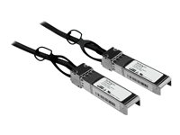 StarTech.com Cisco SFP-H10GB-CU2M Compatible 2m 10G SFP+ to SFP+ Direct Attach Cable Twinax, 10GbE SFP+ Copper DAC 10 Gbps Low Power Passive Transceiver Module DAC, Cisco Firepower ASR920 - Lifetime Warranty (SFPCMM2M) - Direkte påsætning-kabel - SFP+ til SFP+ - 2 m - dobbelt-axial - for P/N: ET10GSFP, PEX10000SFPI, PEX10GSFP4I, PEX20000SFPI SFPCMM2M