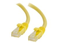 C2G Cat6 Booted Unshielded (UTP) Network Patch Cable - Patchkabel - RJ-45 (han) til RJ-45 (han) - 5 m - UTP - CAT 6 - formet, knastfri, strenget - gul 83470
