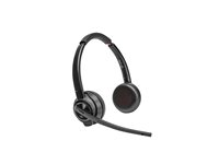 Poly Savi 8420 Office - Savi 8400 series - headset - på øret - DECT / Bluetooth - trådløs - aktiv støjfjerning - sort 8L5B2AA#ABB