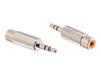 C2G - Lyd adapter - mini-phone stereo 3.5 mm han til RCA hun 80463