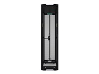 HPE 600mm x 1075mm G2 Enterprise Shock Rack - Rack - sort med sølv nuancer - 48U - 19" P9K50A