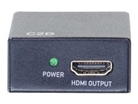 C2G HDMI Inline Extender 4K60 - Video/audio ekspander - 19 pin HDMI Type A / 19 pin HDMI Type A - op til 50 m 82394