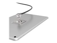 Compulocks Universal Tablet Lock with Keyed Cable Lock - Sikkerhedsplade - adhesive - hvid CL15WUTL