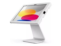 Compulocks iPad 10.9" 10th Gen Swell Enclosure Rotating Counter Stand - Monteringssæt (indelukke, diskstander) - for tablet - aluminium, stål - hvid - skærmstørrelse: 10.9" - skrivebordsmonterbar - for Apple 10.9-inch iPad (10. generation) 303W209SWLW