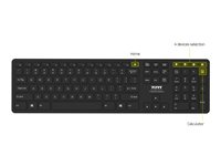 PORT Connect OFFICE PRO - Tastatur - trådløs - Bluetooth 5.0 - QWERTY - USA 900903-US
