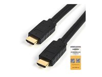 StarTech.com StarTech.com Premium Certified High Speed HDMI 2.0 Cable with Ethernet - 23ft 7m - 3D Ultra HD 4K 60Hz - 23 feet Long HDMI Male to Male Cord (HDMM7MP) - HDMI-kabel med Ethernet - HDMI han til HDMI han - 7 m - sort - for P/N: KITBXDOCKPEU, KITBXDOCKPNA, KITBXDOCKPUK, KITBZDOCK, USBC-HDMI-CDP2HD4K60 HDMM7MP