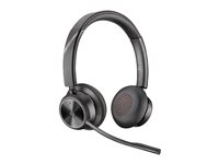 Poly Savi 7320-M Office - 7300 Office Series - headset - på øret - DECT - trådløs - sort - Certified for Microsoft Teams 8D3J6AA#ABB