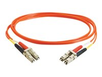 C2G LC-LC 50/125 OM2 Duplex Multimode PVC Fiber Optic Cable (LSZH) - Netværkskabel - LC multimodus (han) til LC multimodus (han) - 20 m. - fiberoptik - duplex - 50 / 125 my - OM2 - halogenfri - orange 85502