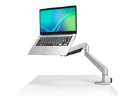 Compulocks Universal Invisible Mount Articulating Arm Mount - Monteringssæt (monteringsarm) - for notebook - sølv - monteringsgrænseflade: 100 x 100 mm - skrivebord 660REACHSMP01B