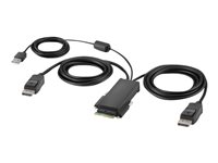 Belkin Secure Modular DP Dual Head Host Cable - Video / USB kabel - TAA-kompatibel - USB, DisplayPort (han) - 1.83 m - 4K support, aktiv F1DN2MOD-HC-P06