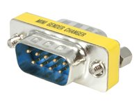 StarTech.com Slimline Serial DB9 Gender Changer - M/M - Serial gender changer - DB-9 (M) to DB-9 (M) - GC9SM - Seriel gender changer - DB-9 (han) til DB-9 (han) - for P/N: IC232TTL GC9SM