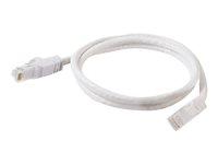 C2G Cat6 Booted Unshielded (UTP) Network Patch Cable - Patchkabel - RJ-45 (han) til RJ-45 (han) - 20 m - UTP - CAT 6 - formet, knastfri, strenget - hvid 83494