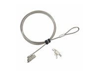 Kensington Slim NanoSaver 2.0 EQ - Sikkerhedskabelslås - indsat - 1.8 m K60630WW