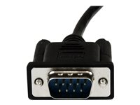 StarTech.com 1m Black DB9 RS232 Serial Null Modem Cable F/M - DB9 Male to Female - 9 pin Null Modem Cable - 1x DB9 (M), 1x DB9 (F), Black - Nulmodem-kabel - DB-9 (hun) til DB-9 (han) - 1 m - sort - for P/N: 1P3FPC-USB-SERIAL, ICUSB2321F, ICUSB2324, ICUSB2324I, ICUSB232PRO, ICUSB232V2 SCNM9FM1MBK