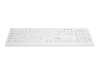 Active Key MedicalKey AK-C8100 - Tastatur - trådløs - 2.4 GHz - Nordisk - hvid AK-C8100F-FU1-W/NOR