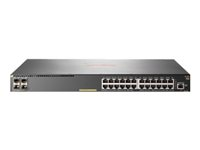 HPE Aruba 2930F 24G PoE+ 4SFP+ - Switch - L3 - Administreret - 24 x 10/100/1000 (PoE+) + 4 x 1 Gigabit / 10 Gigabit SFP+ (uplink) - monterbar på stativ - PoE+ (370 W) JL255A