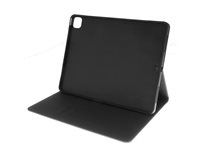 Insmat Exclusive - Flipomslag til tablet - leatherette, papir, karton, termoplastisk polyuretan (TPU), bomuldssyninger - sort - for Apple 13-inch iPad Air M2 Wi-Fi, M2 Wi-Fi + Cellular, M3 Wi-Fi, M3 Wi-Fi + Cellular 652-1331