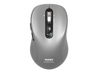 PORT Connect Professional EXPERT - Mus - genopladelig - optisk - 6 knapper - trådløs - 2.4 GHz, Bluetooth - trådløs modtager (USB) 910201