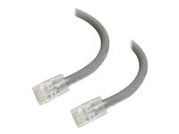 C2G Cat5e Non-Booted Unshielded (UTP) Network Patch Cable - Patchkabel - RJ-45 (han) til RJ-45 (han) - 1 m - UTP - CAT 5e - strenget, uniboot - grå 83001