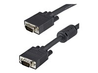 StarTech.com 10m Coax High Resolution Monitor VGA Cable HD15 M/M - VGA-kabel - HD-15 (VGA) (han) til HD-15 (VGA) (han) - 10 m - formet - sort MXTMMHQ10M