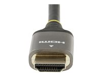 StarTech.com 20in (50cm) HDMI 2.1 Cable 8K - Certified Ultra High Speed HDMI Cable 48Gbps - 8K 60Hz/4K 120Hz HDR10+ eARC - Ultra HD 8K HDMI Cord - Monitor/TV/Display - Flexible TPE Jacket - Ultra High Speed - HDMI-kabel - HDMI han til HDMI han - 50 cm - afskærmet - grå, sort - passiv, 4K120 Hz support, 8K60 Hz (7680 x 4320) support HDMM21V50CM