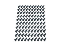 APC Hardwire Kit - Skruesæt - sort (pakke med 100) - for P/N: AR109SH4, AR112SH4, SMX1000C, SMX1500RM2UC, SMX1500RM2UCNC, SMX750C, SMX750CNC AR8400