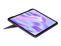 Logitech Combo Touch - Tastatur og folio-kasse - med trackpad - bagbelyst - Apple Smart connector - QWERTY - nordisk (dansk/finsk/norsk/svensk) - grafit - for Apple 13-inch iPad Pro (M4) 920-012763