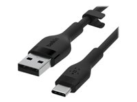 Belkin BoostCharge - USB-kabel - USB (han) til 24 pin USB-C (han) - 2 m - sort CAB008BT2MBK