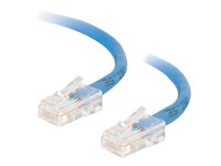 C2G Cat5e Non-Booted Unshielded (UTP) Network Crossover Patch Cable - Krydskabel - RJ-45 (han) til RJ-45 (han) - 5 m - UTP - CAT 5e - strenget, uniboot - blå 83302
