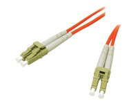 C2G Low-Smoke Zero-Halogen - Patchkabel - LC multimodus (han) til LC multimodus (han) - 5 m. - fiberoptik - 62,5 / 125 my - orange 85290