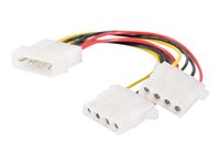 C2G "Y" Cable - Strøm-splitter - 4-PIN intern strøm (han) til 4-PIN intern strøm (hun) 81849