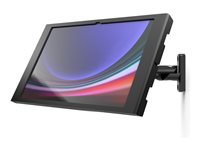 Compulocks Galaxy Tab S9 Ultra 14.6" Apex Enclosure Swing Wall Mount Black - Monteringssæt (vægmontering, indelukke) - for tablet - låsbar - metalramme - for Samsung Galaxy Tab S10 Ultra, Tab S9 Ultra 827B146GUAPXB