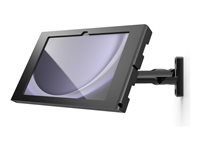 Compulocks Galaxy Tab S9+/S9FE+ 12.4" Apex Enclosure Swing Wall Mount Black - Monteringssæt (indelukke, svingarm) - for tablet - låsbar - metalramme - sort - skærmstørrelse: 12.4" - vægmonterbar - for Samsung Galaxy Tab S9 FE+ 827B124GAPXB