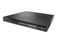 Cisco Catalyst 3650-24TS-E - Switch - L3 - Administreret - 24 x 10/100/1000 + 4 x SFP - desktop, monterbar på stativ WS-C3650-24TS-E