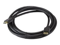 StarTech.com StarTech.com Premium Certified High Speed HDMI 2.0 Cable with Ethernet - 10ft 3m - Ultra HD 4K 60Hz - 10 feet HDMI Male to Male Cord - 30AWG (HDMM3MP) - HDMI-kabel med Ethernet - HDMI han til HDMI han - 3 m - sort - for P/N: EXTEND-HDMI-4K40C6P1, KITBXAVHDPEU, KITBXAVHDPUK, KITBXDOCKPEU, KITBXDOCKPUK HDMM3MP