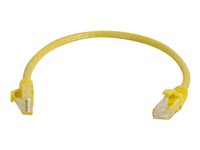 C2G Cat6 Booted Unshielded (UTP) Network Patch Cable - Patchkabel - RJ-45 (han) til RJ-45 (han) - 1 m - UTP - CAT 6 - formet, knastfri, strenget - gul 83466