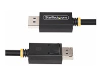 StarTech.com 1m DisplayPort 2.1 Cable, VESA-Certified, DP80 DP 2.1 Cable - DisplayPort kabel - DisplayPort (han) haspet til DisplayPort (han) haspet - DisplayPort 2.1 - 1 m - UHBR20, HDR support, 16K60 Hz support, 8K85 Hz support, 4K240 Hz support, 1440p support 240 Hz, op til 80 Gbps datatransferhastighed, passivt - sort DP21-1M-DP80-CABLE